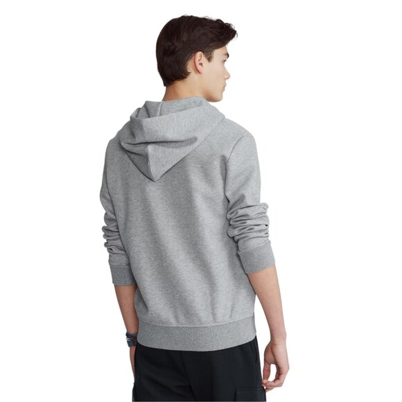 Polo Ralph Lauren Double-Knit Full-Zip Hoodie – Classic Grey Heather, Men’s Size - Picture 13 of 13